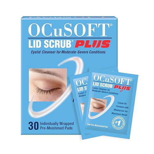 OCuSOFT Lid Scrub PLUS ? 30 Moisturizing Eyelid Wipes