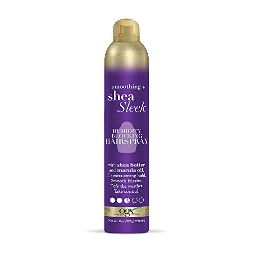 OGX Shea Sleek Humidity Blocking Hairspray, 8 oz