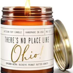 Ohio Candle with Buckeye Donuts ? 9oz, 50Hr Burn