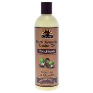 OKAY Black Jamaican Castor Oil Conditioner, 12 Oz