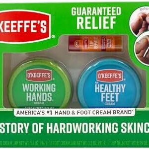 O?Keeffe?s Giftbox: Lip Repair, Working Hands, Healthy Feet