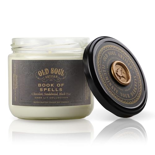 Old Book Lovers Candle ? 12oz Vegan Soy Gift