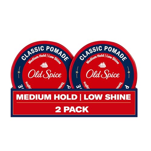 Old Spice Classic Pomade Twin Pack, Medium Hold, 2.22 Oz