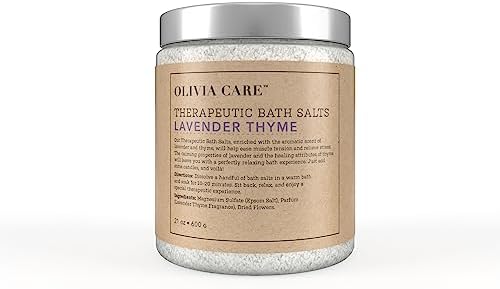Olivia Care Lavender Thyme Epsom Bath Salts ? 21 OZ