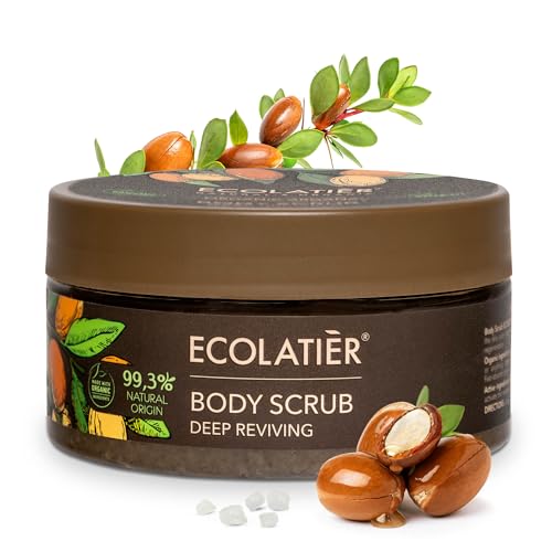 Organic Argan Oil Exfoliating Body Scrub, 8.5 Fl Oz