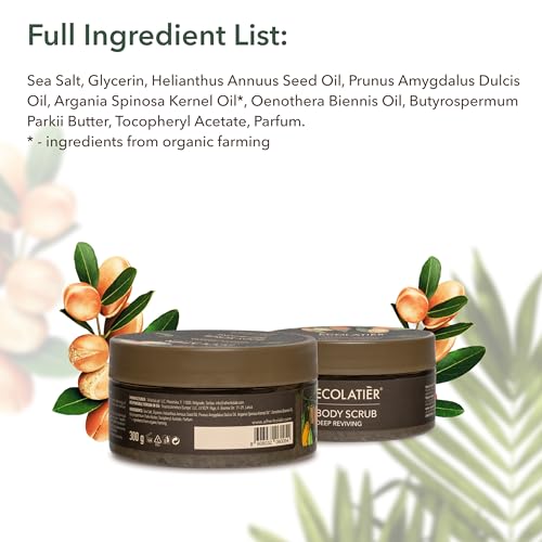 Organic Argan Oil Exfoliating Body Scrub, 8.5 Fl Oz - Image 7