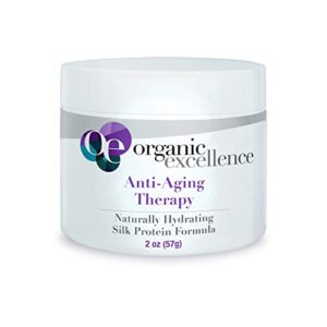 Organic Excellence Face Cream with Silk Protein, 2 oz