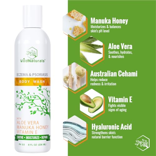 Organic Moisturizing Body Wash for Sensitive, Itchy Skin - Image 2