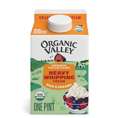 Organic Valley Ultra-Pasturized Heavy Whipping Cream 16 Fl Oz Fresh Dairy Product