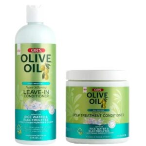 ORS Olive Oil Max Moisture Conditioner Bundle with Rice Water