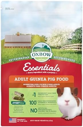 Oxbow Essentials Adult Guinea Pig Pellets, 10 lb, USA-Made