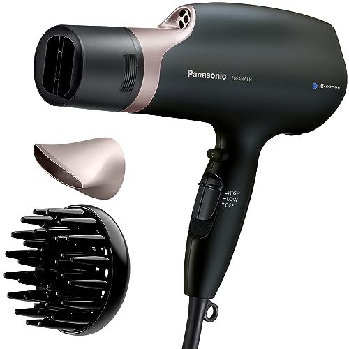 Panasonic Nanoe Hair Dryer 1800W with Quick-Dry Nozzle and Diffuser Attachment