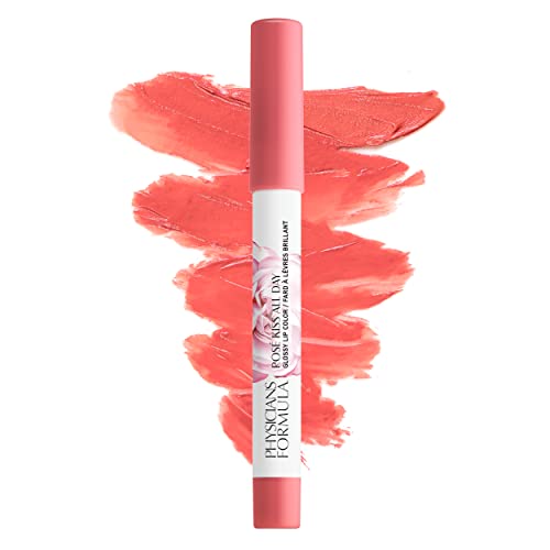 Physicians Formula Rose Kiss Glossy Lipstick Love Letters Shade 0.12 oz
