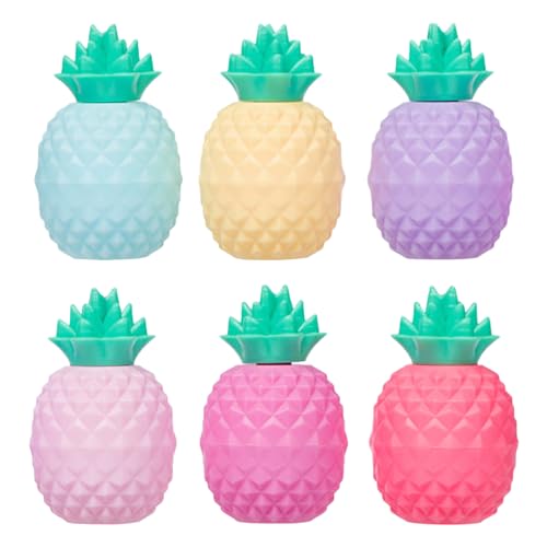 Pineapple Lip Balm Set of 6 for Dry Lips