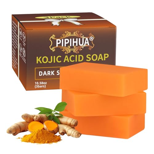 PIPIHUA Kojic Acid Turmeric Soap with Collagen & Lemon