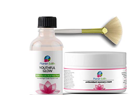 Planet Eden 40% Glycolic Peel Kit with Recovery Cream