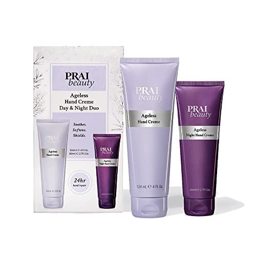 PRAI Ageless Hand Cream Duo ? Vegan, Gluten-Free, 6.7 Oz