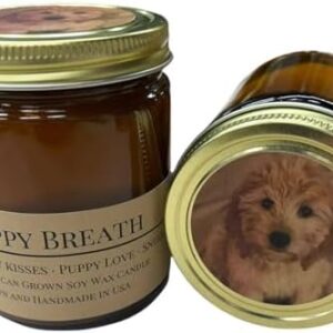 Puppy Breath Soy Candle, 8oz, 50-60 Hour Burn