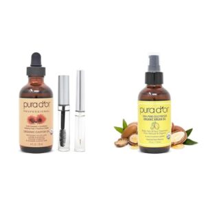 PURA D?OR Organic Castor Oil & Argan Oil Set