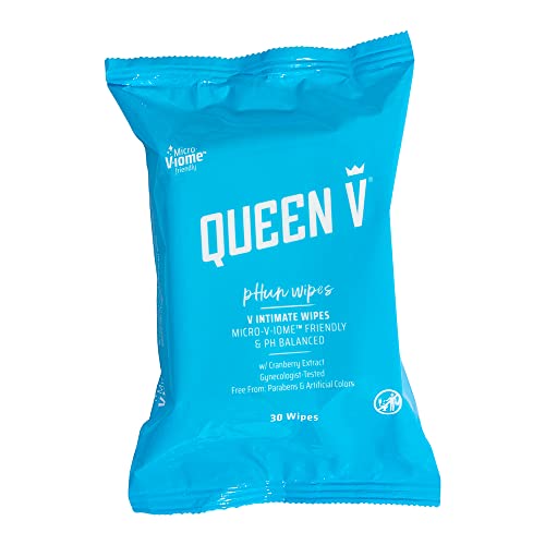 Queen V pHun Wipes, pH Balanced Feminine Hygiene, 30 ct