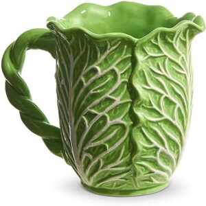 ?Raz Imports 2024 Carrot Patch Green Cabbage Pitcher?