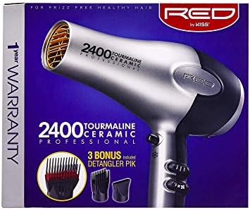 RED by Kiss 2400W Tourmaline Ceramic Professional Hair Dryer - Image 2