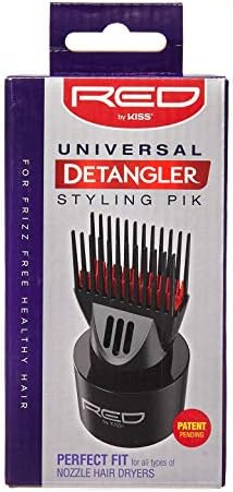 Red by Kiss Universal Detangling Pik for Hair Dryers - Image 6