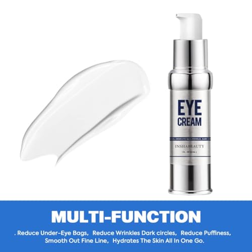 Revitalizing Eye Cream: Hyaluronic Acid, Caffeine, Green Tea 1 oz - Image 3