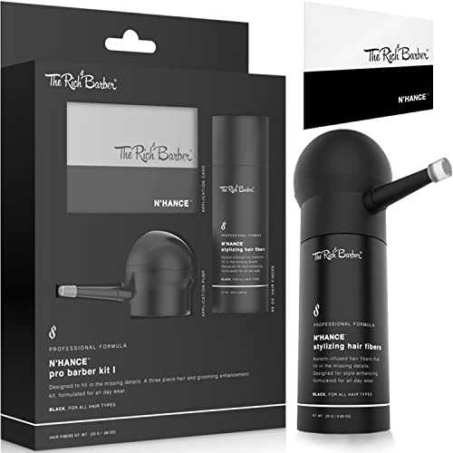 Rich Barber N?Hance Pro 3-in-1 Hair & Beard Grooming Kit with 5 Accessories