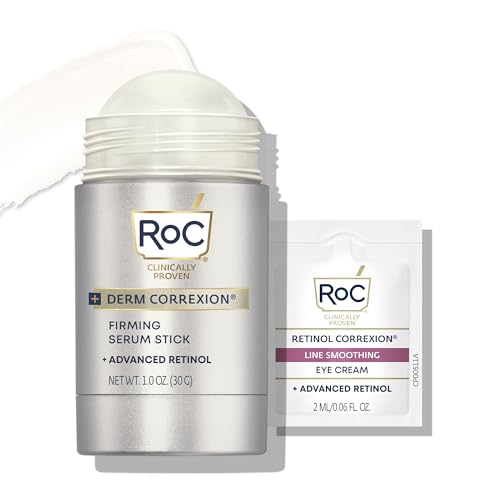 RoC Advanced Retinol Firming Serum Stick and Eye Cream Set for Youthful Anti-Aging Skin Care