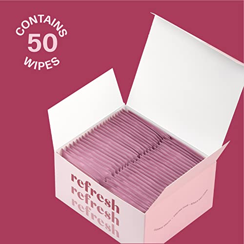 Rose Deodorant Wipes ? 50 Pack, Aluminum & Paraben Free - Image 6