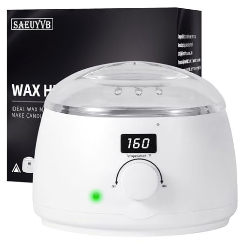 SAEUYVB Professional Wax Warmer with 16oz Pot (White)