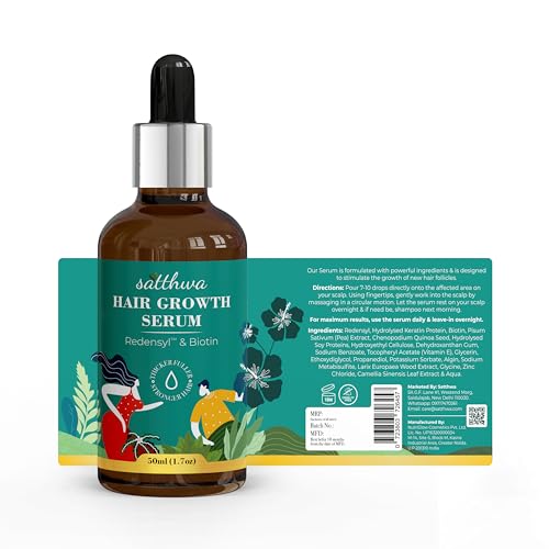 Satthwa Hair Growth Serum, 50ml ? Redensyl & Anagain - Image 6