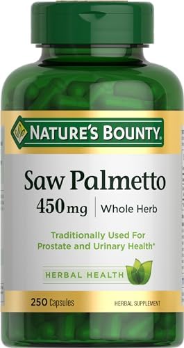 Saw Palmetto 450mg for Prostate & Urinary Health, 250 Caps