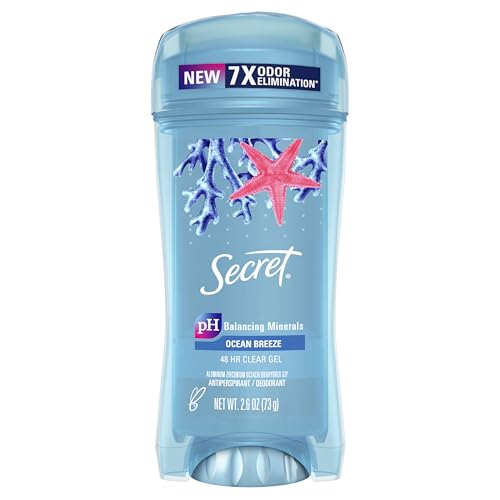 Secret Fresh Antiperspirant, 48hr Protection, Ocean Breeze, 2.6 oz