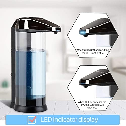 Secura 17oz Touchless Electric Soap Dispenser ? Gunmetal - Image 6
