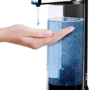 Secura 17oz Touchless Soap Dispenser, Adjustable Volume, Nickel