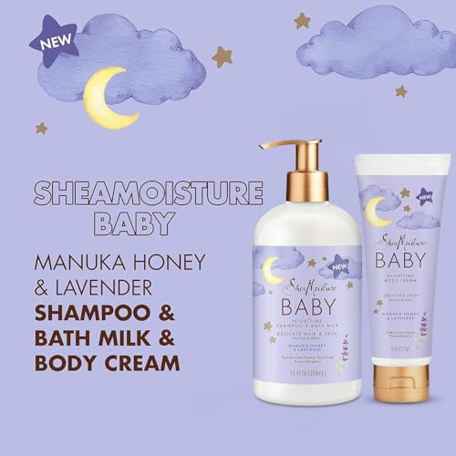 Shea Moisture Baby Care Set: Nighttime Shampoo & Cream - Image 5