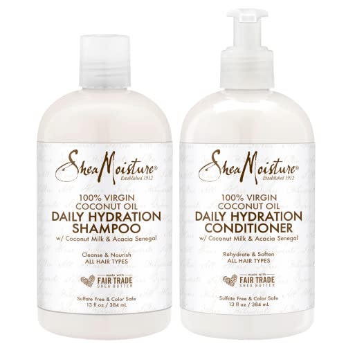 SheaMoisture Coconut Oil Hydration Shampoo & Conditioner Set 13 oz