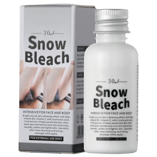 New Snow Bleach Skin Whitening Cream 50ml for Dark Spots and Intimate Areas
