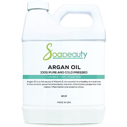 Soapeauty 100% Pure Cold Pressed Argan Oil, 32 fl oz