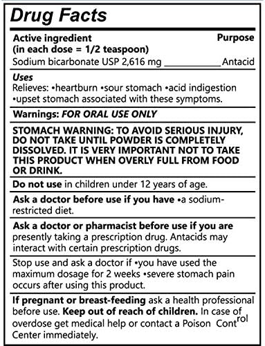 Sodium Bicarbonate Antacid Powder USP 16 oz - Image 3