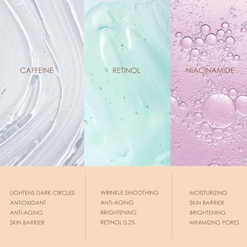 Soothing Under Eye Cream for Dark Circles, Puffiness, and Wrinkles - 0.5 oz - Image 3
