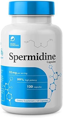 Spermidine Capsules: Gluten-Free, 99% Concentration, Anti-Aging Support