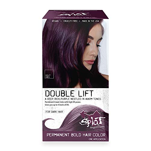 Splat Violet Vibes Permanent Hair Dye Kit, Vegan, 1 Application