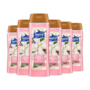 Suave Sweet Vanilla Body Wash for Women, 18 Oz (6-Pack)