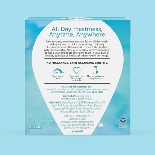 Summer?s Eve Fragrance-Free Feminine Wipes, 12 Count - Image 7