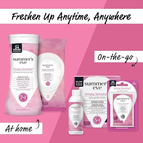 Summer?s Eve Simply Sensitive Body Wash, Travel Size 3-Pack - Image 5
