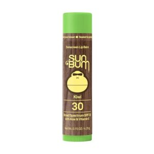 Sun Bum SPF 30 Vegan Lip Balm ? Kiwi Flavor .15 oz