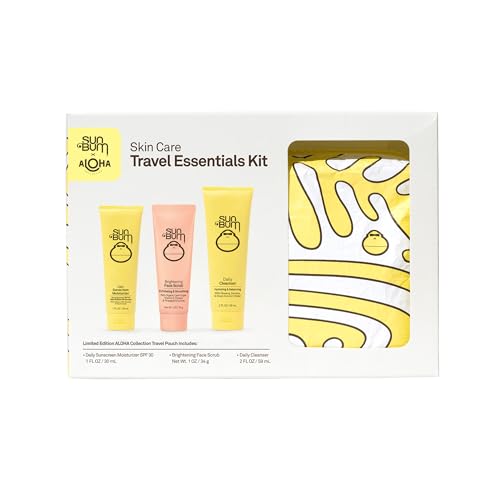 Sun Bum Travel Skin Care Kit with Aloha Pouch